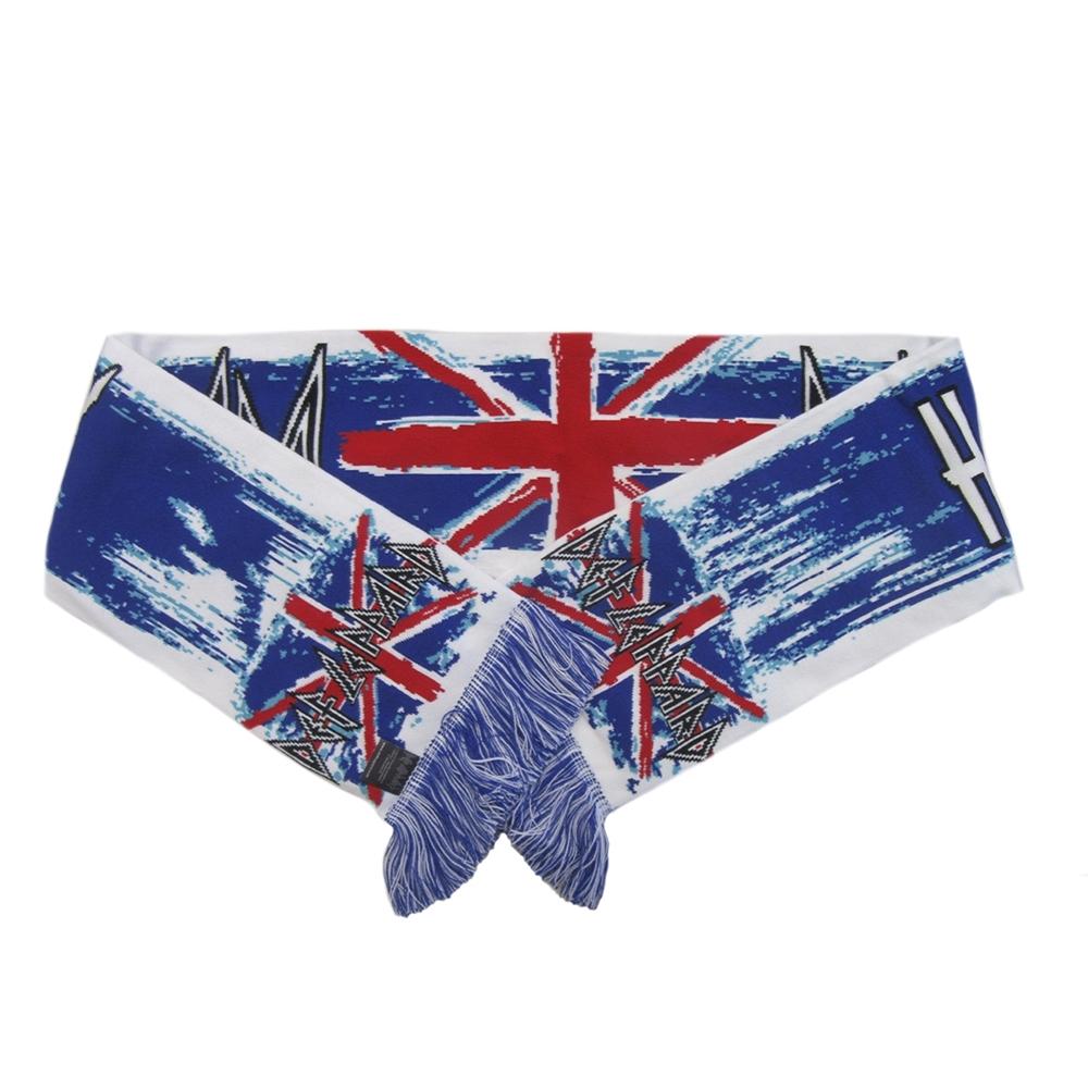 Blue-White-Red - Front - Def Leppard Union Jack Winter Scarf