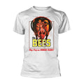 White - Front - The Bees Unisex Adult T-Shirt