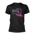 Black - Front - Michael Jackson Unisex Adult Neon T-Shirt