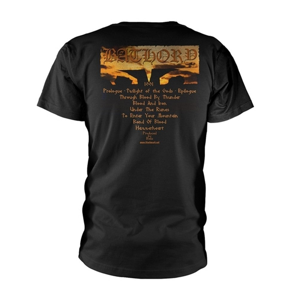 Black - Back - Bathory Unisex Adult Twilight Of The Gods 2 T-Shirt