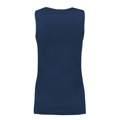 Blue - Back - Harry Potter Womens-Ladies Crest Tank Top