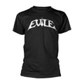 Black-White - Front - Evile Unisex Adult Logo T-Shirt