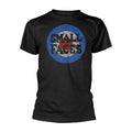 Black - Front - Small Faces Unisex Adult Mod Target T-Shirt