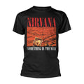 Black - Front - Nirvana Unisex Adult Something In The Way T-Shirt