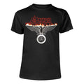 Black - Front - Saxon Unisex Adult Wheels Of Steel T-Shirt