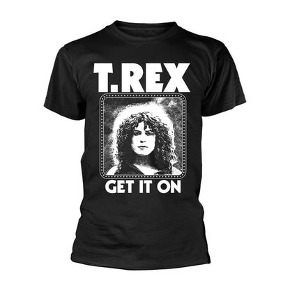 Black - Front - T. Rex Unisex Adult Get It On T-Shirt