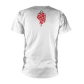 White - Back - Green Day Unisex Adult American Idiot Heart T-Shirt