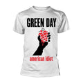 White - Front - Green Day Unisex Adult American Idiot Heart T-Shirt