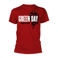 Red - Front - Green Day Unisex Adult American Idiot Heart Grenade T-Shirt
