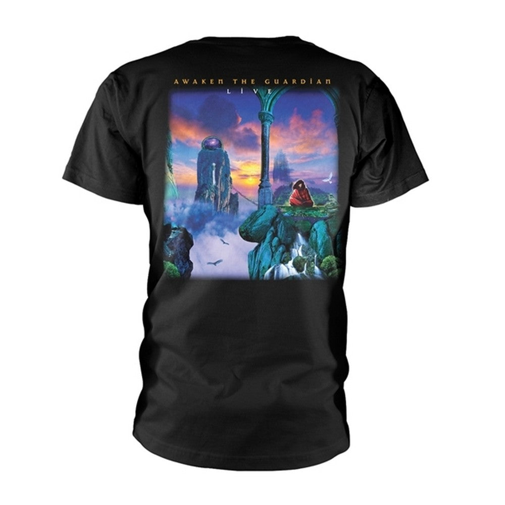 Black - Back - Fates Warning Unisex Adult Awaken The Guardian Back Print T-Shirt