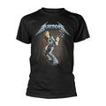 Black - Front - Metallica Unisex Adult Cliff Burton Squindo Stack T-Shirt