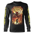 Black - Front - Amon Amarth Unisex Adult Oden Wants You Long-Sleeved T-Shirt