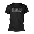 Black - Front - Pulp Unisex Adult Different Class Logo T-Shirt