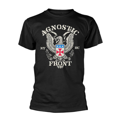 Black - Front - Agnostic Front Unisex Adult Eagle Logo T-Shirt