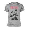 Grey - Front - Nirvana Unisex Adult Bathroom Photograph T-Shirt