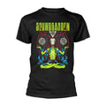 Black - Front - Soundgarden Unisex Adult Antlers T-Shirt