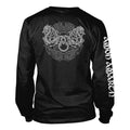 Black - Back - Amon Amarth Unisex Adult Skull Long-Sleeved T-Shirt