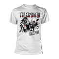 White - Front - The Exploited Unisex Adult Army Life T-Shirt