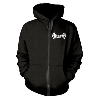 Black - Front - Amorphis Unisex Adult Tales From The Thousand Lakes Full Zip Hoodie