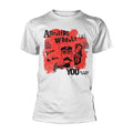 White - Front - Abrasive Wheels Unisex Adult Army Song T-Shirt