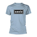 Blue - Front - Oasis Unisex Adult Decca Logo T-Shirt