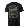 Black - Front - Led Zeppelin Unisex Adult Madison Square Garden 1975 T-Shirt
