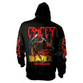 Black - Back - Cancer Unisex Adult Death Shall Rise Full Zip Hoodie