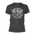 Grey - Front - Lynyrd Skynyrd Unisex Adult Biker Badge T-Shirt