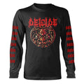 Black - Front - Deicide Unisex Adult Self Titled Album Long-Sleeved T-Shirt