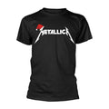 Black - Front - Metallica Unisex Adult Santa Hat Logo T-Shirt