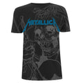 Black - Front - Metallica Unisex Adult Japanese Justice T-Shirt