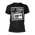 Black - Front - Blitz Unisex Adult Pure Brick Wall T-Shirt