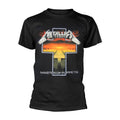 Black - Front - Metallica Unisex Adult Master Of Puppets Cross T-Shirt