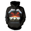 Black - Front - Metallica Unisex Adult Master Of Puppets Tracks Hoodie