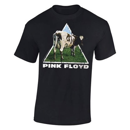 Black - Front - Pink Floyd Unisex Adult Atom Heart T-Shirt