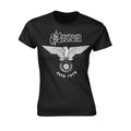 Black - Front - Saxon Womens-Ladies ESTD 1979 T-Shirt