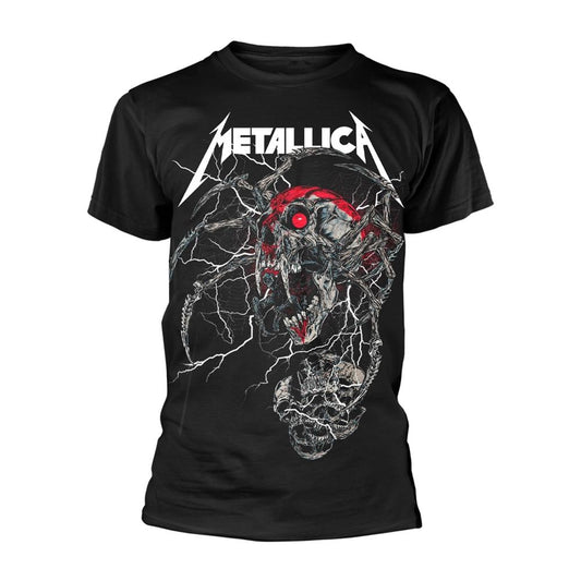 Black - Front - Metallica Unisex Adult Spider Dead T-Shirt