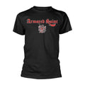 Black - Front - Armored Saint Unisex Adult Logo T-Shirt