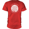 Red - Back - Van Halen Unisex Adult 1979 Tour T-Shirt