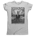 Grey - Front - Green Day Womens-Ladies Power Shot T-Shirt