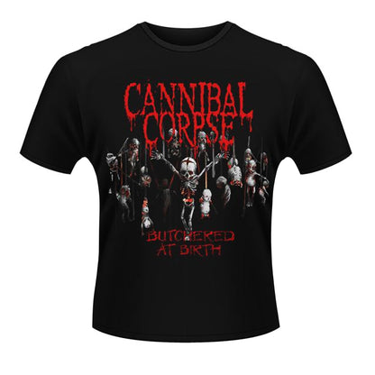 Black - Front - Cannibal Corpse Unisex Adult Butchered At Birth 2015 T-Shirt