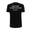 Black - Back - Within Temptation Unisex Adult Glitch T-Shirt
