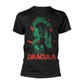 Black - Front - Plan 9 Unisex Adult Dracula Luna T-Shirt