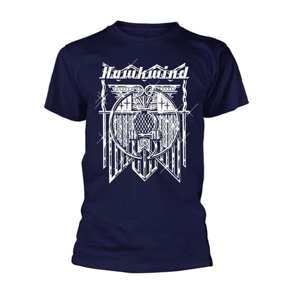 Navy - Front - Hawkwind Unisex Adult Doremi T-Shirt