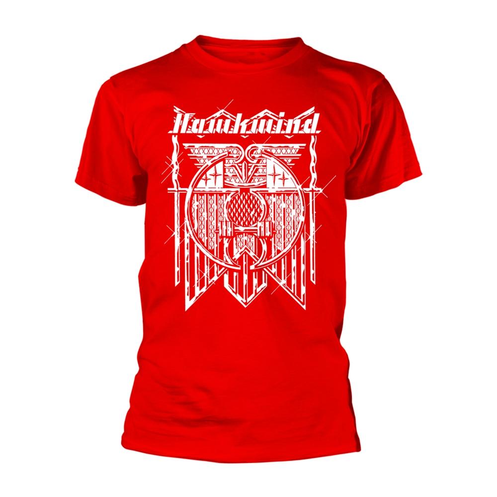 Red - Front - Hawkwind Unisex Adult Doremi T-Shirt