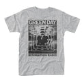 Grey - Front - Green Day Unisex Adult Power Shot T-Shirt