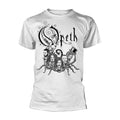 White - Front - Opeth Unisex Adult Scorpion Logo T-Shirt