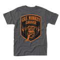 Grey - Front - Gas Monkey Garage Unisex Adult Shield T-Shirt