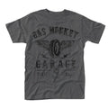 Grey - Front - Gas Monkey Garage Unisex Adult Tyres Parts Service T-Shirt