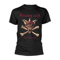 Black - Front - Running Wild Unisex Adult Under Jolly Roger Skull And Crossbones T-Shirt